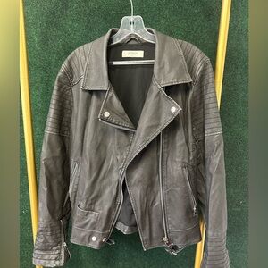 Black Faux leather jacket